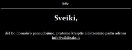 Lietuviškas wikileaks kol kas dar laukia savo šeimininko