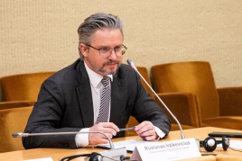 Medijų rėmimo fondo direktorius Ruslanas Iržikevičius. Dainiaus Labučio / ELTA nuotrauka