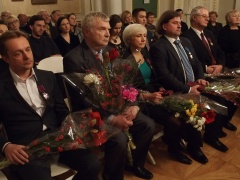 Lenkijos Respublikos apdovanojimai įteikti Lietuvos kultūros veikėjams.  Gedimino Zemlicko nuotrauka